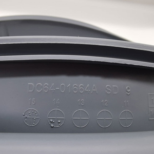 DC64-01602A di <span class=keywords><strong>SAMSUNG</strong></span> di buona qualità compatibile con le parti di gomma della lavatrice dell'anello di tenuta della porta della guarnizione del tamburo. - Product Image 1