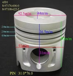 Chính Hãng MAHLE Nhà Sản Xuất 8-97108621-0 Động Cơ Diesel Vòng Dưới 31MM 35MM <span class=keywords><strong>Pin</strong></span> <span class=keywords><strong>4JB1</strong></span> <span class=keywords><strong>Piston</strong></span> Cho Isuzu Phụ Tùng - Product Image 6