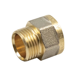 Connecteur droit femelle en polypropylène haute pression 3/8x1/2-16 raccords de refroidissement à surface lisse pour boîte forgée à l'eau - Product Image 1