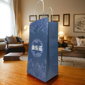 Bolsa de Papel Ecológica Personalizada para Compras, Bolsa de Regalo de Papel Kraft Biodegradable, Venta al por Mayor Directa de Fábrica con Asa para Comercio Minorista - Product Image 5