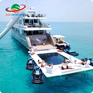 Piscine gonflable flottante de mer d'océan pour piscine gonflable, Yacht Portable, offre spéciale