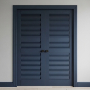 Puertas Corredizas de Madera para <span class=keywords><strong>Armario</strong></span> de Dormitorio, Puertas Enrollables <span class=keywords><strong>con</strong></span> Persianas - Product Image 3