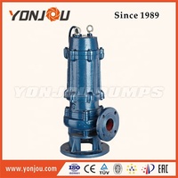 Pompe submersible pour eaux usées en acier inoxydable de type WQ pour le traitement des eaux usées 1HP-3HP certifiée CE