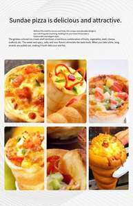 Machine semi-automatique à 4 moules pour la fabrication de cornets à pizza, de cornets à glace et de cornets en sucre - Product Image 6