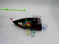 Ensemble de jeu de pêche jeux à boire avec verres à liqueur pour adulte fête boire alcool jeu de société
