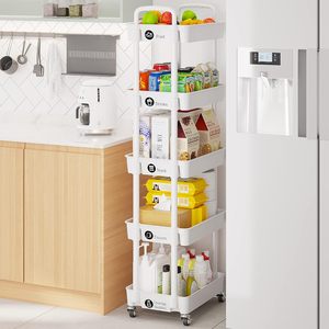 Carrito de Almacenamiento de Juguetes, Estantería, Organizador de Aperitivos, Organizador de Accesorios de Baño, Organizador de Armario, Organizador de Cocina con Ruedas - Product Image 3