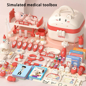 Kit medico per bambini Play House medico odontoiatrico Set giocattolo per ragazze simulazione infermiera stetoscopio in plastica cibo da cucina giocattoli - Product Image 3