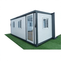 Conteneurs pliables et extensibles de 20 pieds, certifiés CE, sur mesure, réduction de 50 % sur les frais d'expédition, maison modulaire préfabriquée pour projet de camp de travailleurs