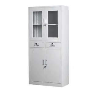 Kim Loại Tủ Với Gương 2 Ngăn Kéo Locker Giá Rẻ Văn Phòng Tủ Hồ Sơ