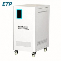 Vente directe d'usine, stabilisateur de tension automatique triphasé AC 35kw 40kva 45kva 50kw, régulateur de tension SVC