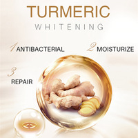Vente en gros de produits de soin de la peau au curcuma cosmétiques nettoyage en profondeur Anti acné blanchissant kit de soin de la peau au curcuma avec crème de savon à l'huile