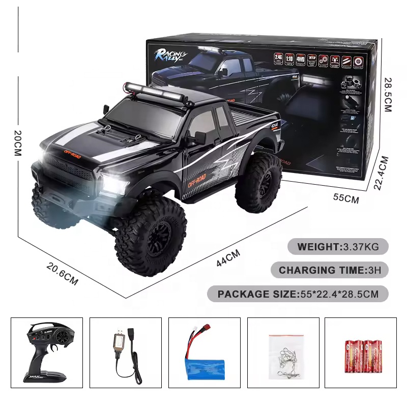 Durable HB Toys ZP1010 1/10 Scale 4X4 Electric RC Rock Crawler