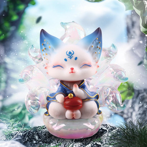 Yu Mo Nine Tailed Fox Fairy Legend 2ème Génération Boîte Mystère Figurines en Résine Jouet de Collection Ornement de Bureau Cadeau - Product Image 2