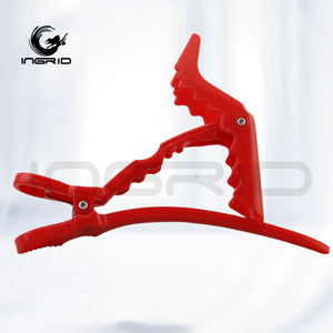 Gran oferta, pinzas de peluquería con logotipo personalizado, horquillas profesionales para el pelo, pinzas grandes para el pelo de cocodrilo - Product Image 6