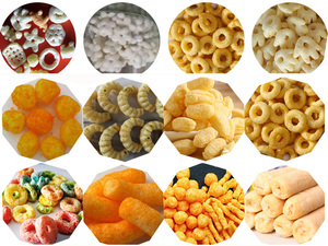 Línea de producción de sémola de maíz inflado para arroz y maíz, Máquina secadora de aperitivos - Product Image 3