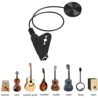 Microphone dynamique de ramassage de guitare acoustique filaire en plastique Portable pour ukulélé violon mandoline Banjo Kalimba harpe
