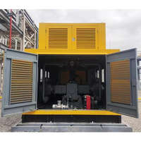 Compresseur de gaz naturel GNC à refroidissement par air fixe, compression en deux étapes, 600 Nm3/h, 3,0 Mpa, unité à piston alternatif montée sur skid