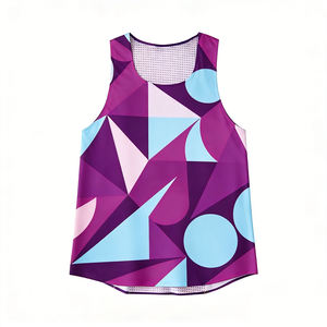 Chaleco Deportivo Unisex de Secado Rápido y Transpirable con Logotipo Personalizado, Chaleco sin Mangas Colorido, Elástico y sin Costuras para Correr, Fitness y Maratón - Product Image 3