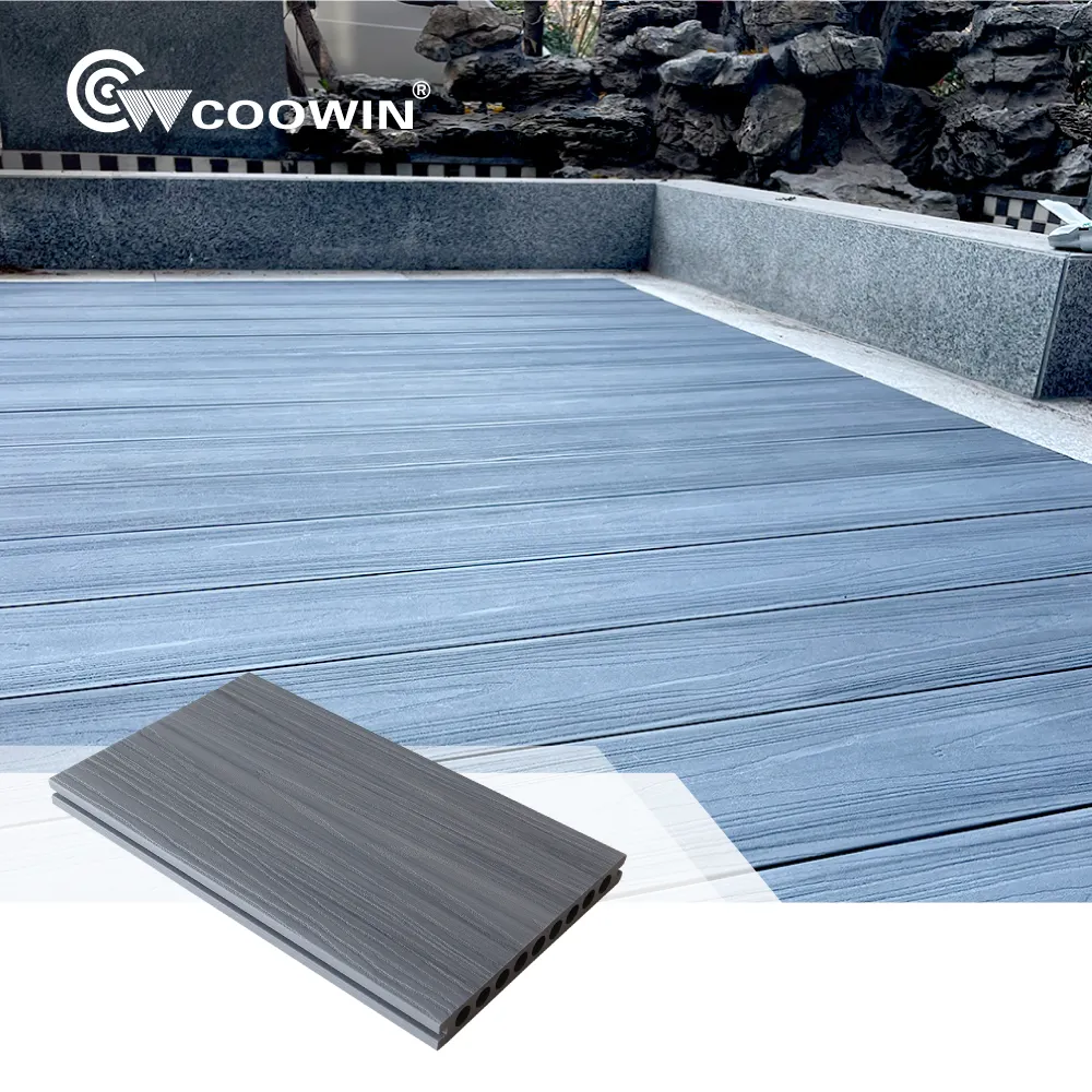 COOWIN villa industrial deck de jardim telhas intertravadas deck de madeira decks deck de acabamento mate