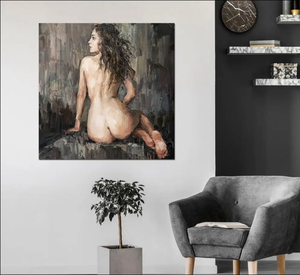 Nu numérique UV <span class=keywords><strong>peinture</strong></span> <span class=keywords><strong>femme</strong></span> moderne abstrait toile mur Art Sexy dame <span class=keywords><strong>corps</strong></span> décor à la maison Support Base - Product Image 2