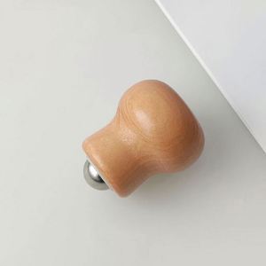 Wholesale Wooden Handle <b>Ball</b> Face <b>Massager</b> Facial Roller for Relaxation Skincare Gift - Product Image 3