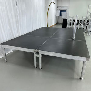 Contrachapado de escenario de aluminio cuadrado portátil con certificación TUV ESI para pantallas de escenario Wenger en movimiento - Product Image 1