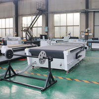 Plotter de corte de cartón corrugado para fabricación de cajas de cartón, máquina cortadora de cuchillo oscilante CNC