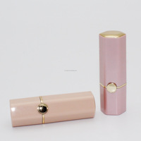 Tube à lèvres hexagonal personnalisé en ABS de luxe pour le maquillage, acceptation OEM