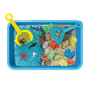 Juguetes <span class=keywords><strong>de</strong></span> Arena Mágica, Juego <span class=keywords><strong>de</strong></span> Juguetes Sensoriales con Moldes <span class=keywords><strong>de</strong></span> Construcción <span class=keywords><strong>de</strong></span> Dinosaurios Oceánicos, Helados y Pasteles, Caja <span class=keywords><strong>de</strong></span> Arena Sensorial, Juego al Aire Libre - Product Image 5