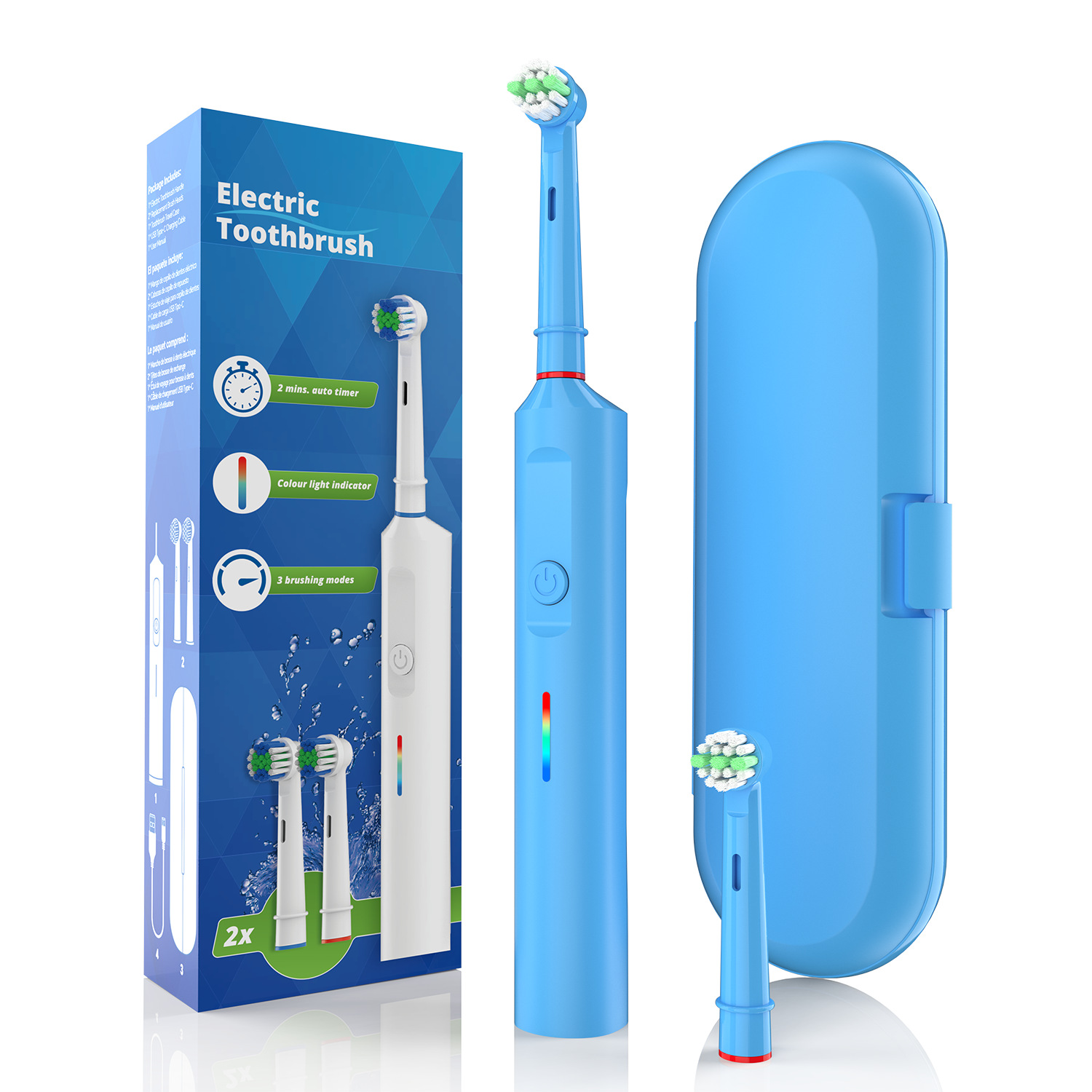 3957A Toothbrush - Blue [SB-10 Children's Bristle]