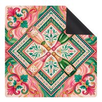 Tapis de Mahjong Américain Floral Moderne Esthétique - Surface Silencieuse Anti-Bruit JTY |   Jeu de poker imperméable et antidérapant pour casino