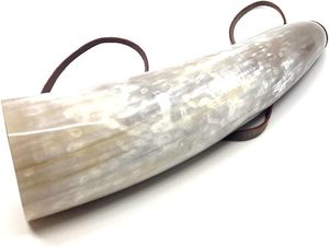 Authentique 13 Pouces Moyen Foncé Poli Soufflant Corne Bugle Trompette Style Chasse Corne Meilleur pour Cadeau De Noël à Pas Cher Prix - Product Image 3