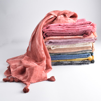 Hijab atacado 2020 senhoras novo estilo, vendas top, vintage, padrão, borla tecido, lenço liso, hijab