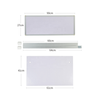 Table de promotion pliable en aluminium portable avec roulettes