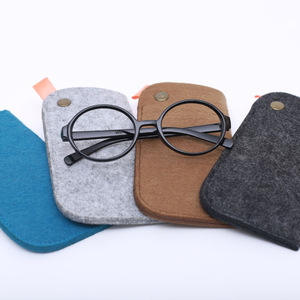 Étui à lunettes en feutre personnalisé pour lunettes de soleil sur ordonnance, sac à lunettes portable unisexe, protection résistante à la pression pour lunettes - Product Image 2