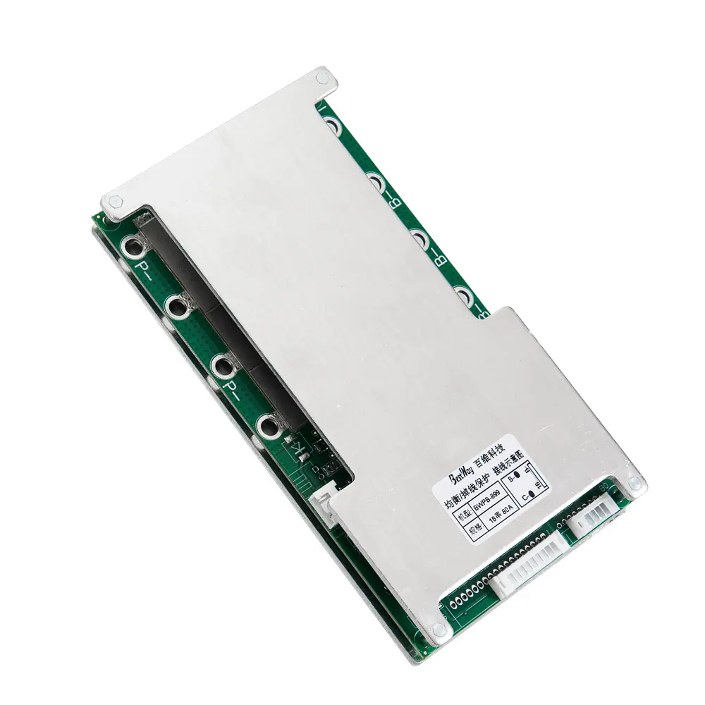 lithium battery bms 48v 15s lifepo4 4s 6s 7s 8s 13s 16s ion pcb bms 80a 100a for li ion lifepo4 balancer lithium battery bms