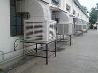 Refroidisseur d'air par évaporation avec moteur et pompe à commande automatique à faible bruit pour le refroidissement des ateliers, utilisation industrielle