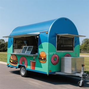 Carrito de Venta Personalizado para Exteriores, Restaurante Móvil de Hot Dogs, Camión de Servicio Comercial, Remolque de Comida Rápida con Certificación CE - Product Image 3