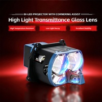 Projecteur Bi-LED Haute Puissance 70W 4368LM pour Phare de Voiture, Améliore Entièrement la Vision Nocturne, Dimension Standard 3 Pouces