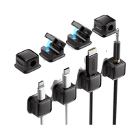 Support de fil de charge de téléphone adhésif fort gestion de câble magnétique pour voiture de bureau à domicile