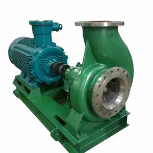 Chemical process pump for conveying corrosive slurry containing abrasive solid particles and crystals