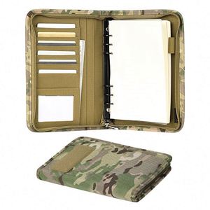 Cuaderno A5 de Hojas Sueltas para Exteriores, Múltiples Bolsillos, Carcasa Impermeable, Ranura con Cremallera, Cuaderno de Alta Calidad, Personalizable con Logotipo Empresarial - Product Image 2