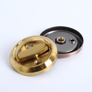 Recessed <strong>Door</strong> Lock Stainless Steel 304 Hidden Cup <strong>Door</strong> Handle Furniture Pulls Latch <strong>Knob</strong> Privacy Pocket <strong>Door</strong> Hotel Villa Use - Product Image 5