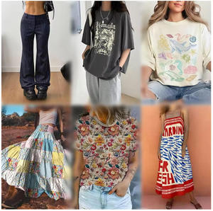 2025 estate nuovo abito usato con frange pizzo usato misto pacchetto fornitore di abbigliamento di marca di abiti usati da donna all'ingrosso vestiti usati - Product Image 2