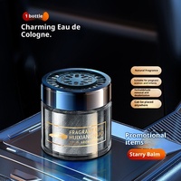 Purificateur d'air de voiture portable en verre de luxe moderne avec parfum longue durée, sans électricité, élimination des odeurs