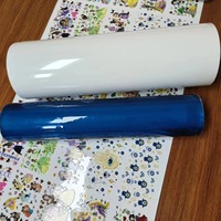 Película de Transferencia de Cristal A/B YIOU, PVC SJB-001, Hojas de Adhesivos de Transferencia Térmica DTF, Papel de Envoltura para Impresión, Alta Adhesión, Revestimiento UV
