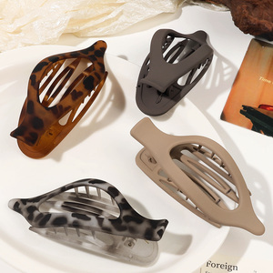 פופולרי חדש מט duckbill <span class=keywords><strong>hairpin</strong></span> גודל גדול כריש שיער קליפ פלסטיק נשים - Product Image 4