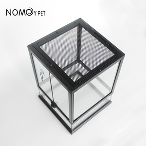 Çıkarılabilir Çevre Dostu Şeffaf Desenli Reptil Teraryumları Sakallı Ejder Teraryumu Bukalemun Kafesi Camdan Yapılmış - Product Image 3