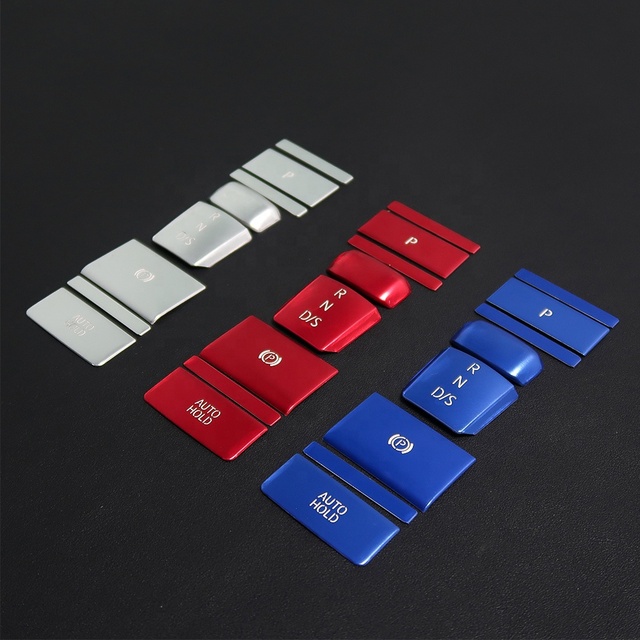 Center Console Handbrake Auto Button Switch Sticker Decoration Trim for Volkswagen VW Golf 8 MK8 R Line R GTI 2020 2021