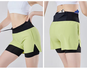 Nuovi uomini e donne che corrono maratona all'aperto <span class=keywords><strong>da</strong></span> <span class=keywords><strong>corsa</strong></span> due pantaloncini antiscivolo - Product Image 3